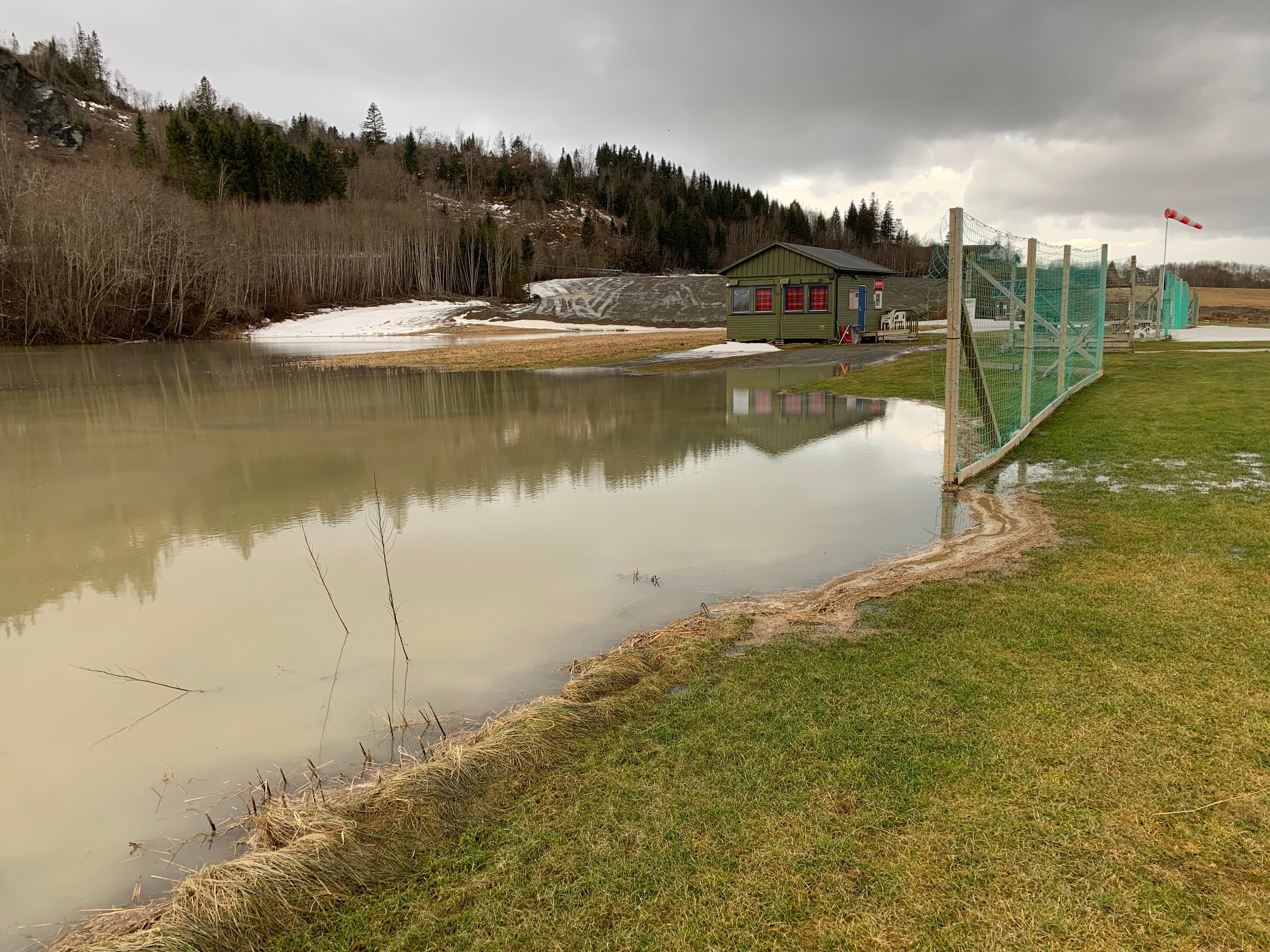 Her var det mye vann du.....