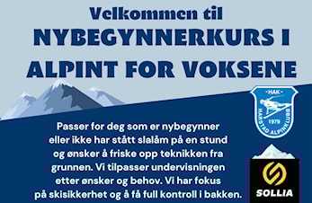 Voksenkurs i alpint