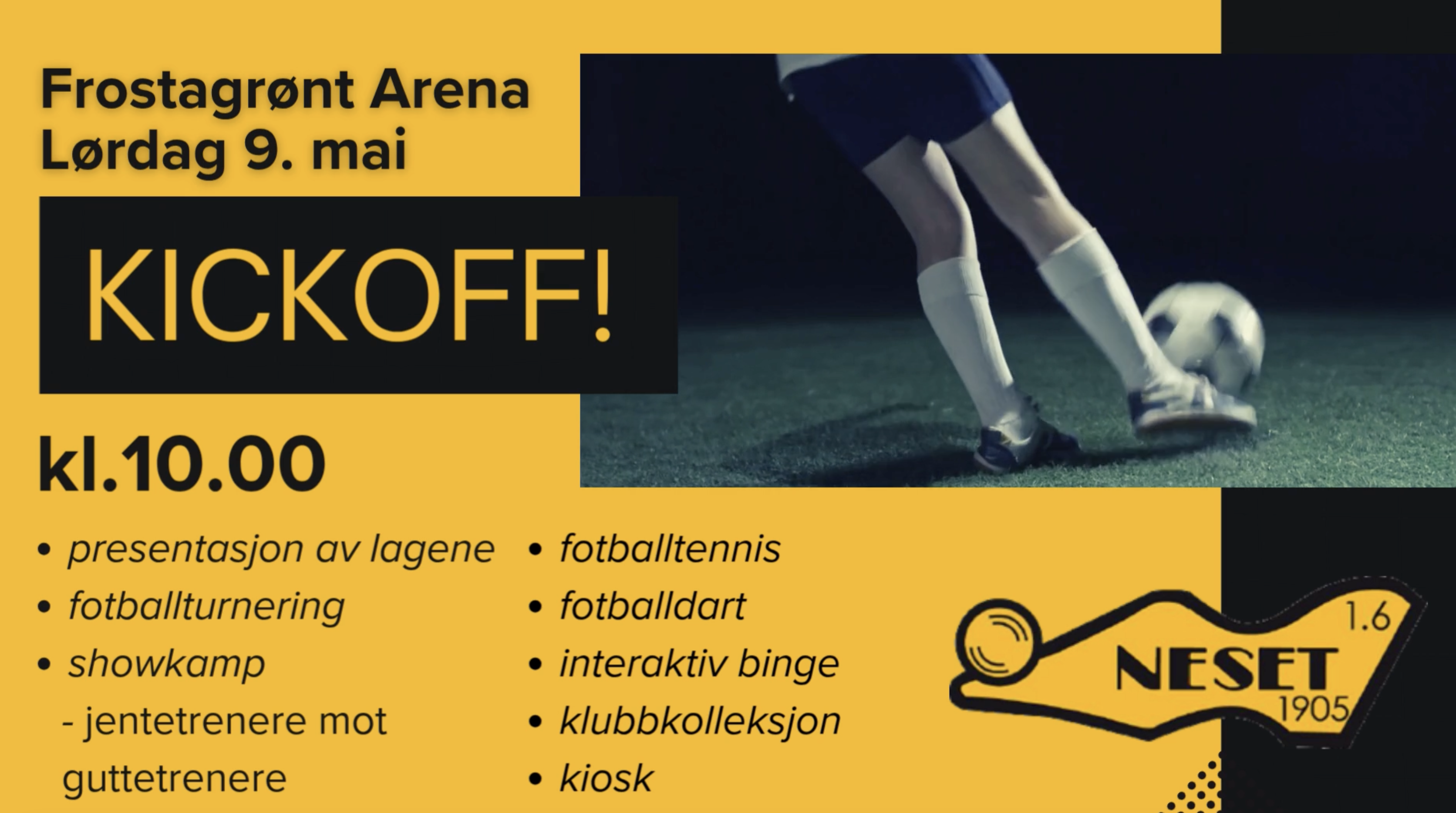 Image for Bli med på årets kick-off!