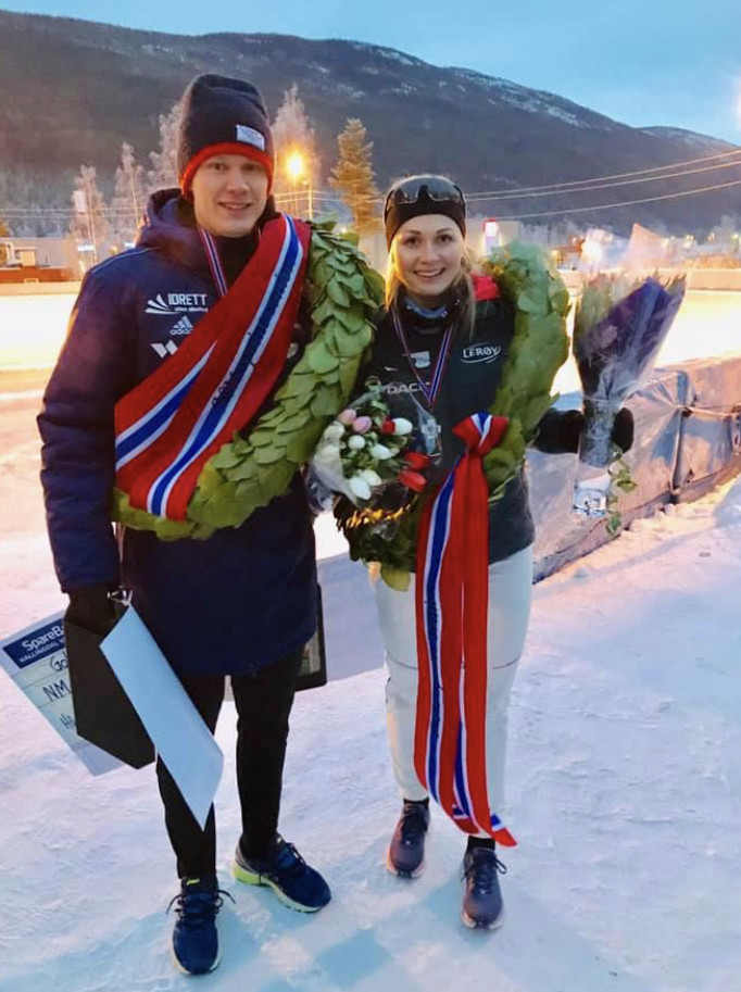 Sprint NM 2019  - Skøytesamba på Glitre Stadion i minus 7!!
