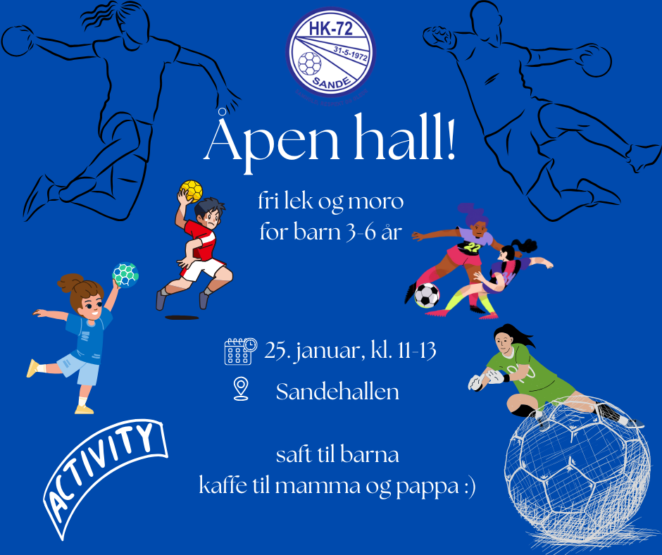 Image for Søndag 25. Januar: Åpen hall for barn 3-6 år!