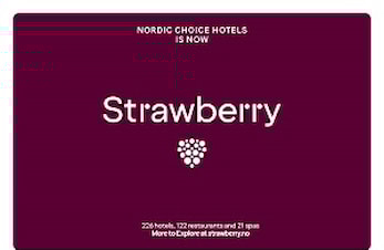 Strawberry - våre medlemmer tilbys rabatter på overnatting!