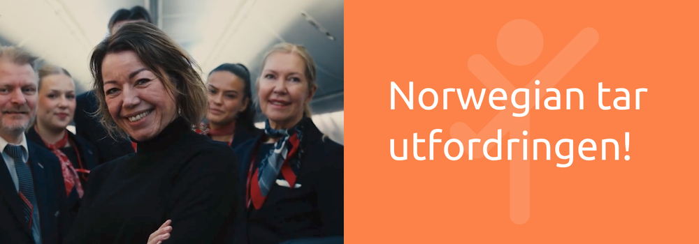 Norwegian tar utfordringen