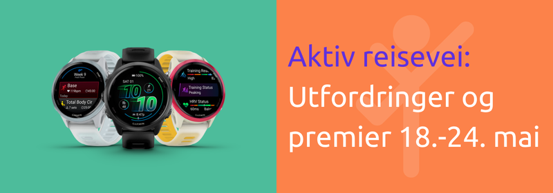 Ukens utfordring: Aktiv reisevei!