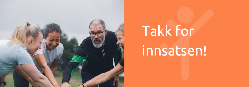 Takk for innsatsen!