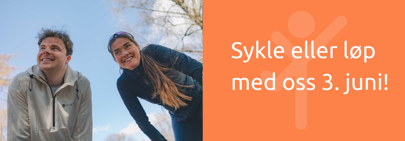 3. juni feirer vi Verdens sykkel- og løpedag!