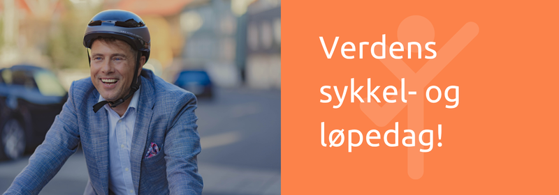 I dag er det Verdens sykkel- og løpedag!