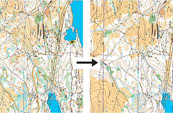 Forenklede kart til opplæring og turorientering