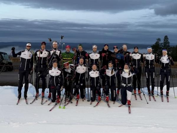 En uke på snø for ski-o landslaget!