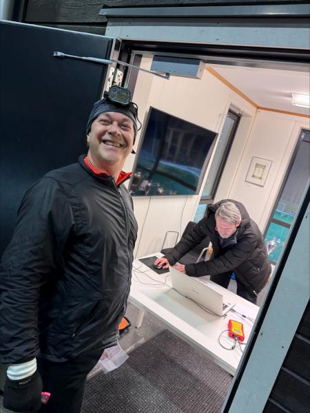 Kald og tørr fellesstart under nattcupen i Bergen!