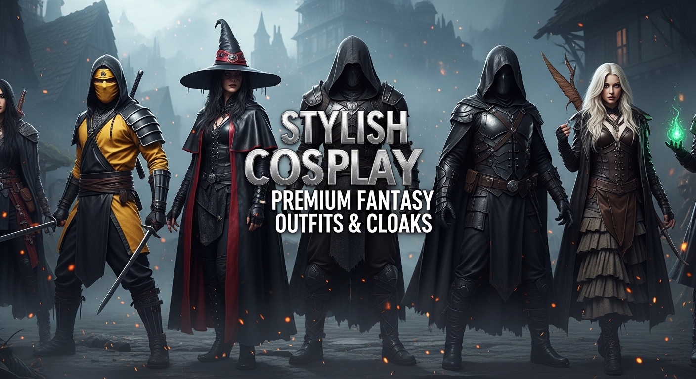 Stylish Cosplay Costumes – Premium Fantasy Outfits &amp; Cloaks