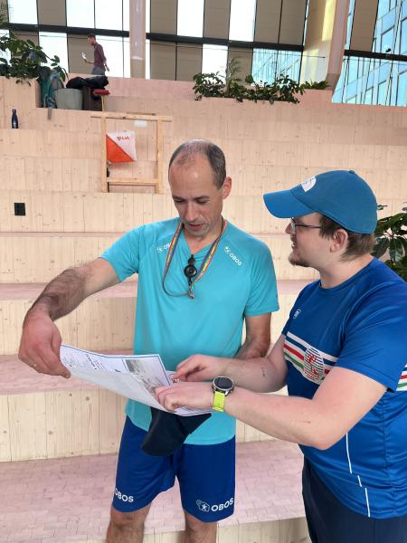 Innendørs orientering på Construction City!