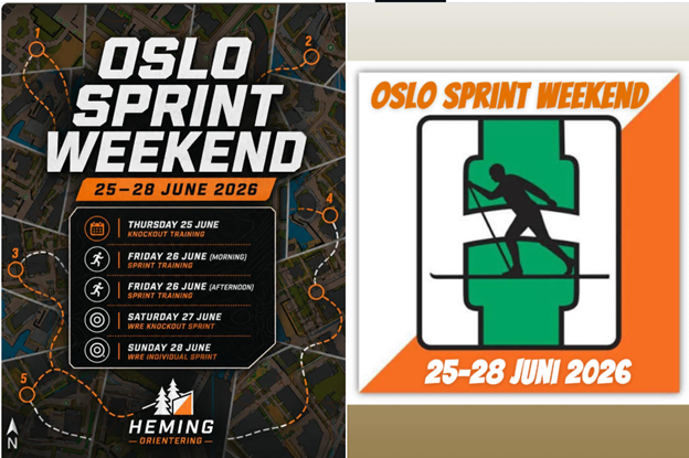 World Ranking Event - Oslo sprintweekend - 25. - 28. Juni!