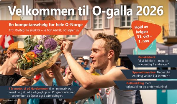 Hold av datoen, O-galla på Gardermoen! 