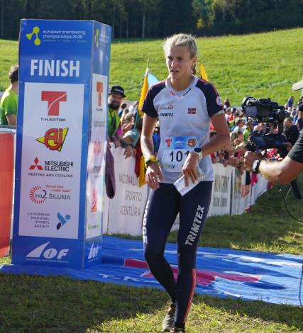 Norge avsluttet EM med 4. plass på damestafetten!