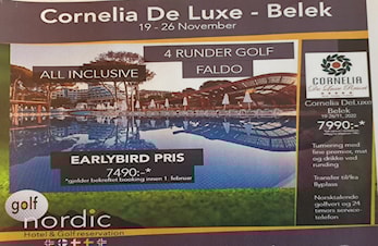 Golftur til Belek