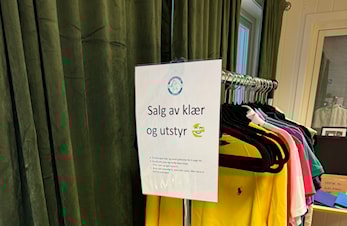 Salg av klær og utstyr