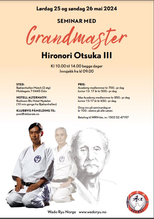Trening med Grandmaster i mai