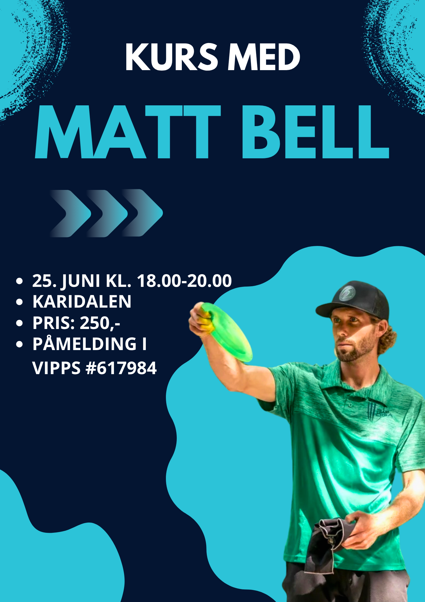 Kurs med Matt Bell – onsdag kl. 18.00 i Karidalen! 