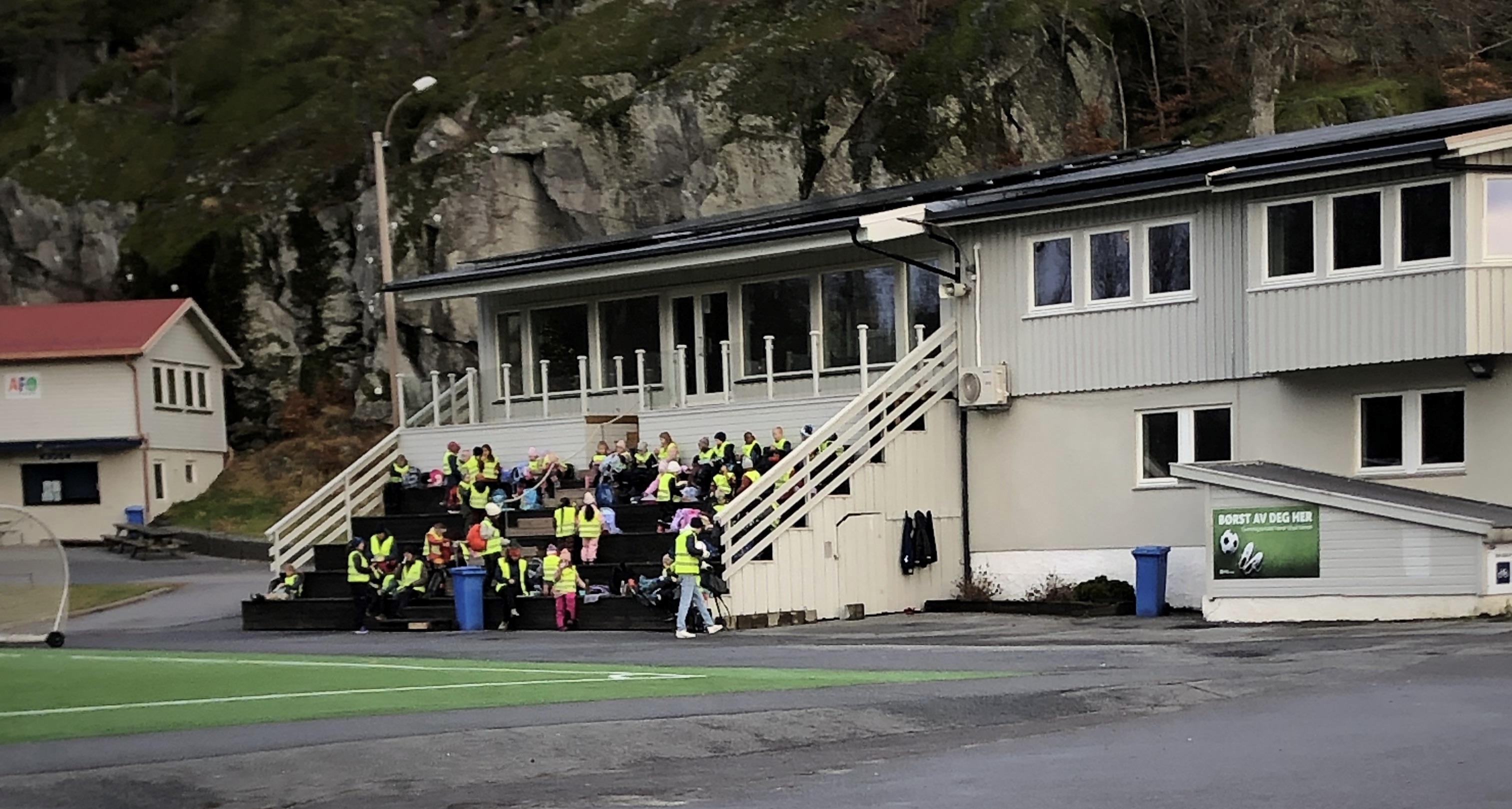 Hyggelig formiddagsbesøk av 1 klasse fra Fagerli barneskole