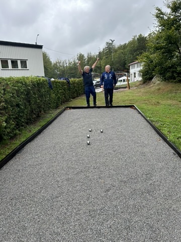 Ny petanque - boccia bane åpnet.