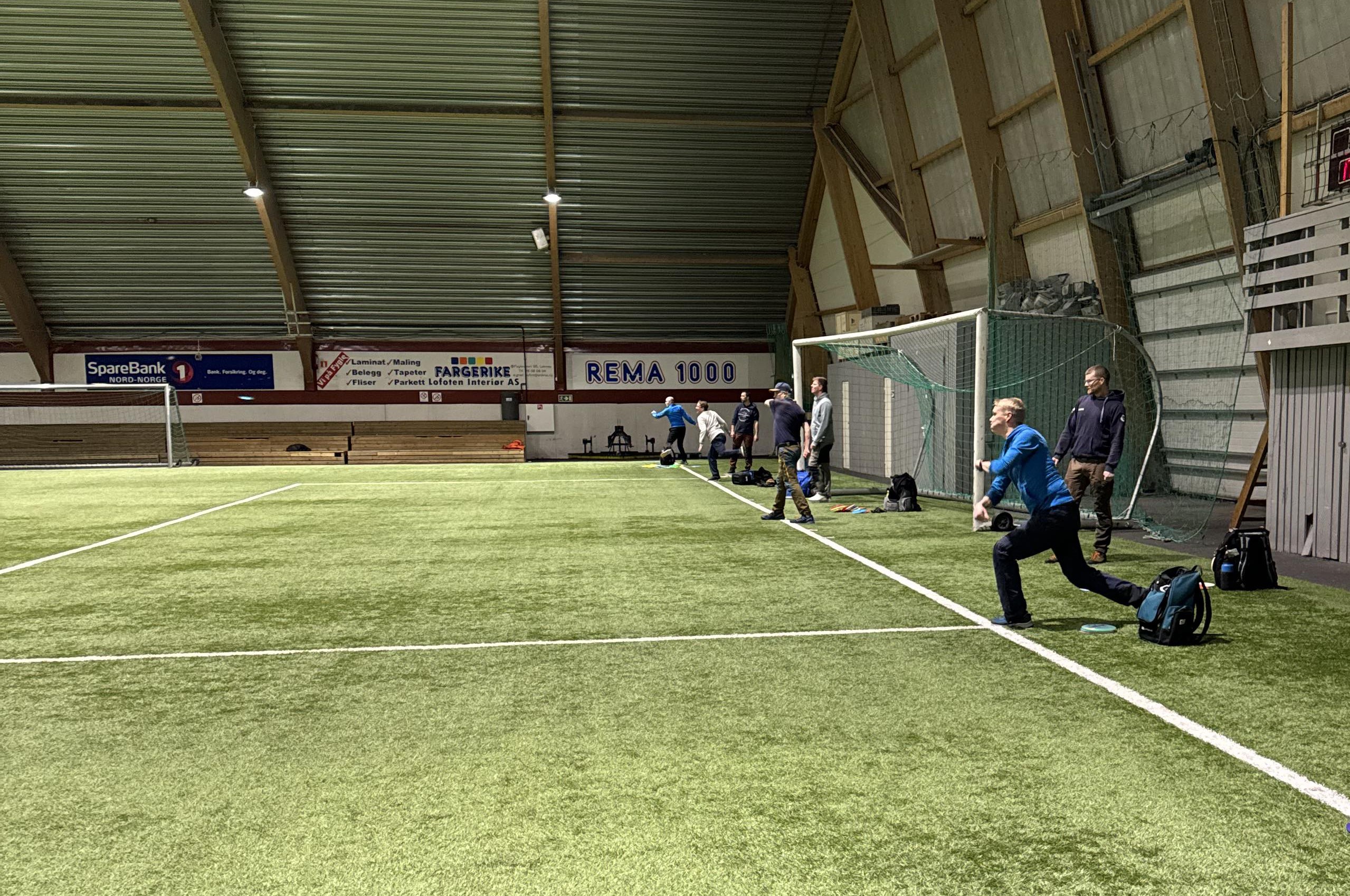 Innetrening i Lofothallen