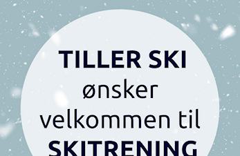 Velkommen til årets første skitreninger 8. Januar