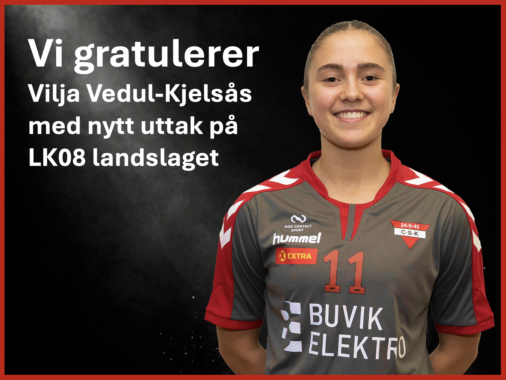 Image for Vilja på nytt tatt ut på LK08 landslaget