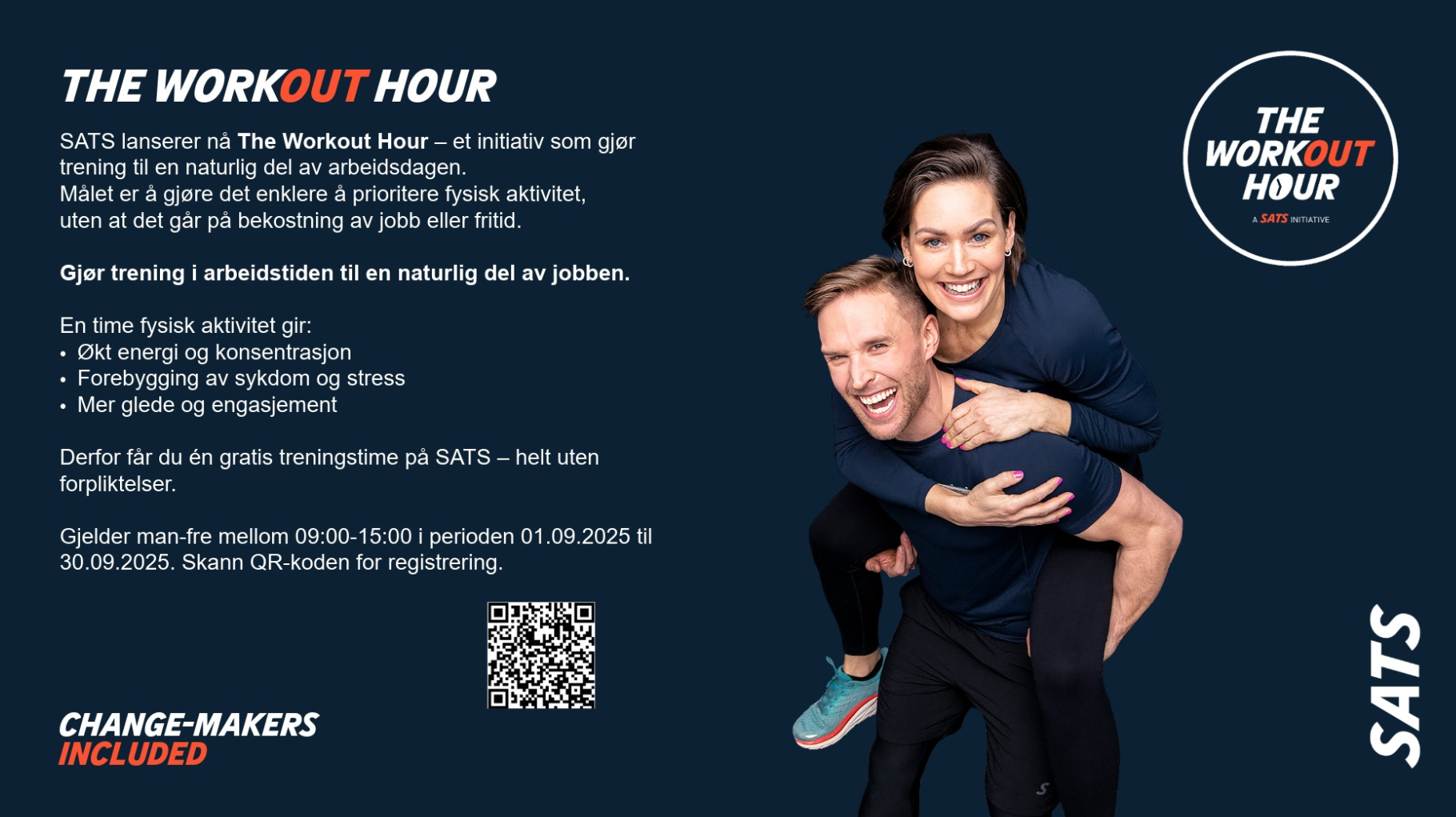 Image for The Workout Hour - 1 time gratis trening på SATS