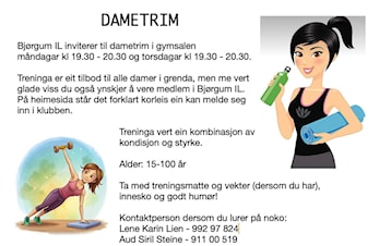 BJØRGUM IL DAMETRIM
