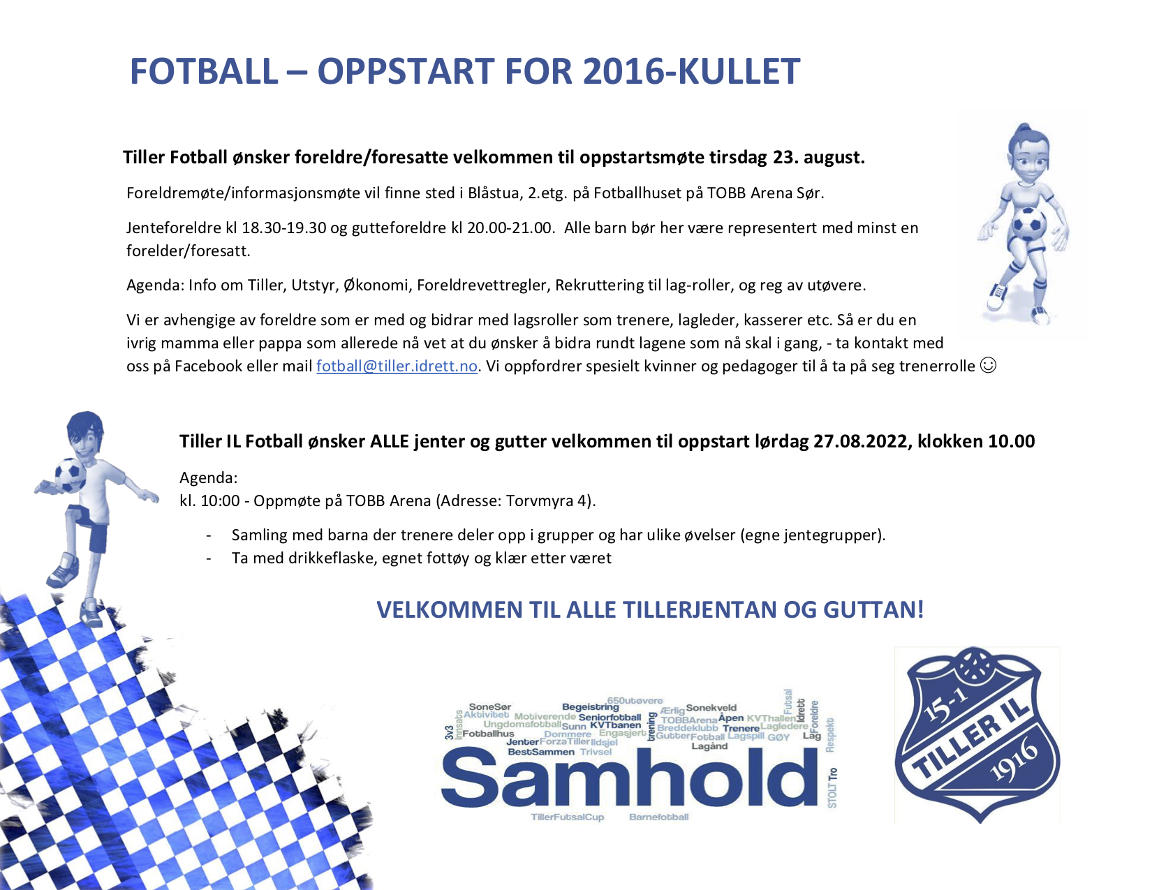 Oppstart for 2016-kullet