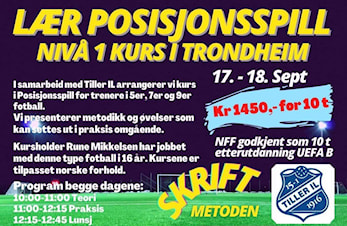 Lær posisjonsspill 17.-18. september