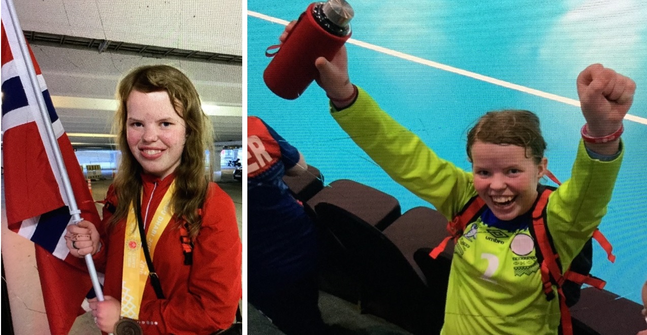 Sofie (17), Utleiras Olympiske bronsje-jente.