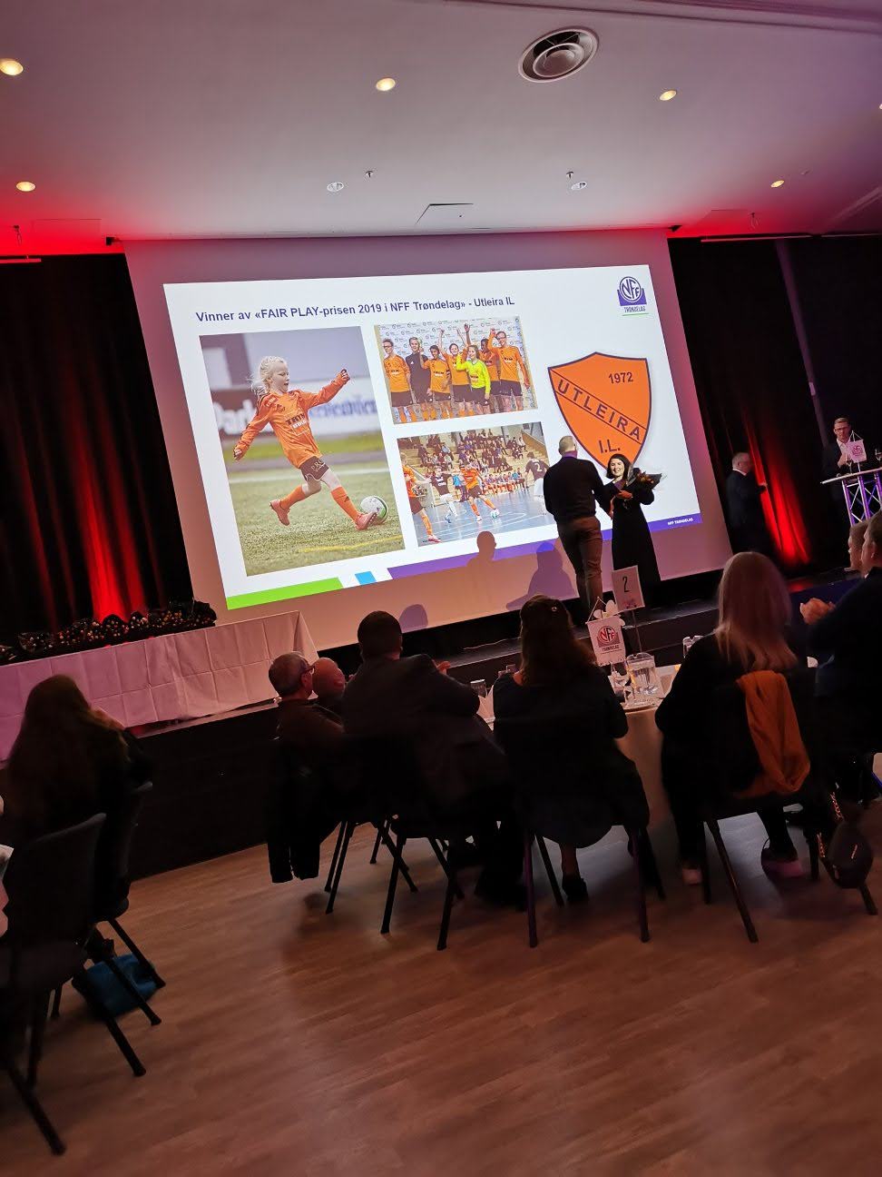 Utleira IL Fotball - årets fair play klubb i Trøndelag