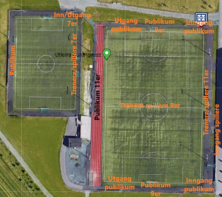 Informasjon om kampavvikling Utleira kunstgress