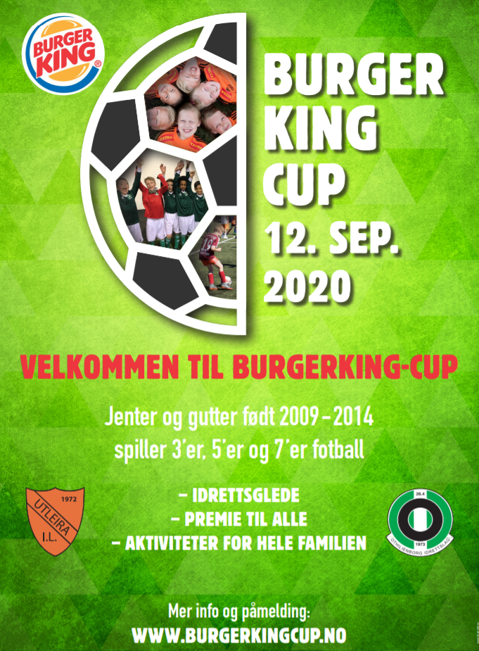 Det nærmer seg Burger King Cup 11. og 12. september
