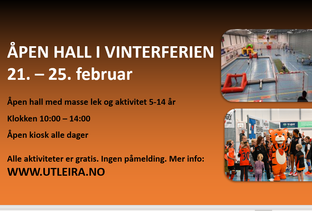 Gratis-aktiviteter i Utleirahallen i vinterferien