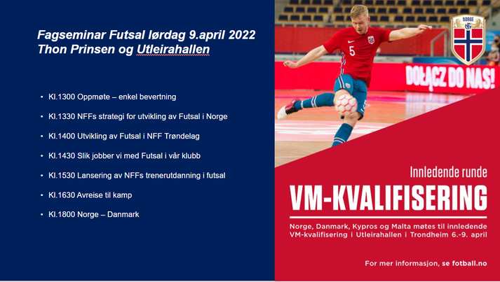 Påmelding til futsal-seminar