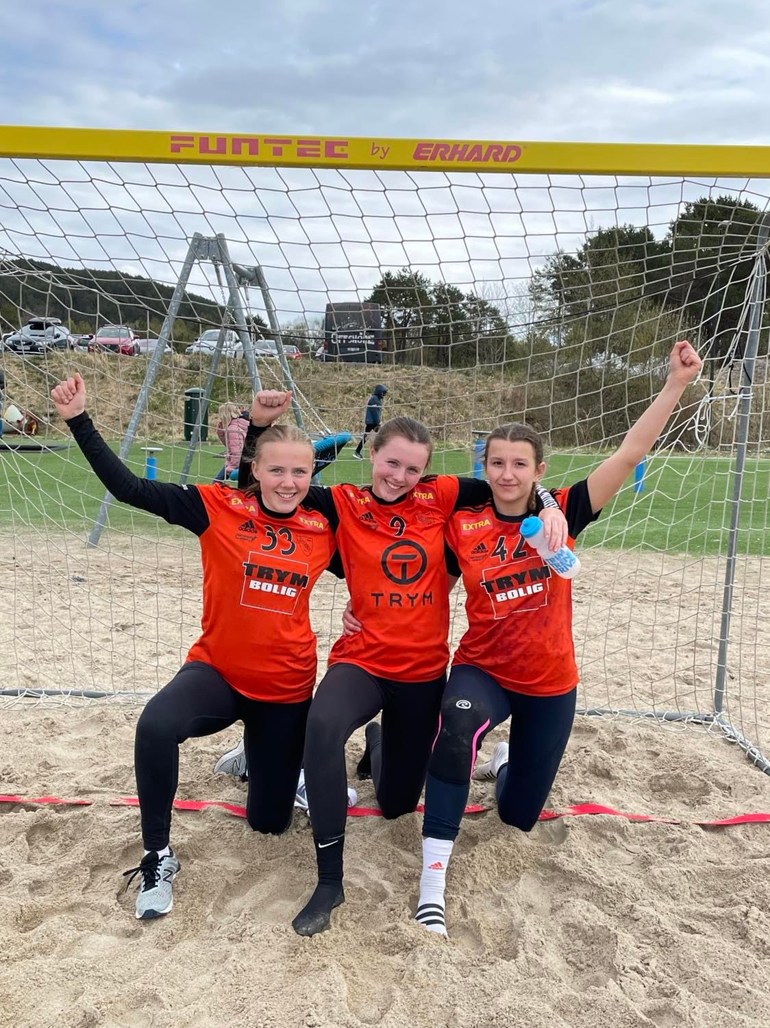 Utleira spiller på Landslagssamling til Beach EM i Tjekkia