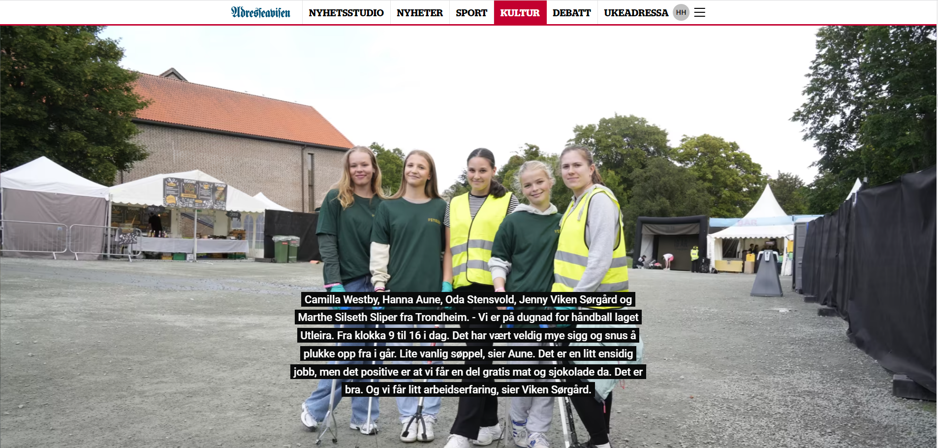 Utleira håndball bidrar på mange kanter