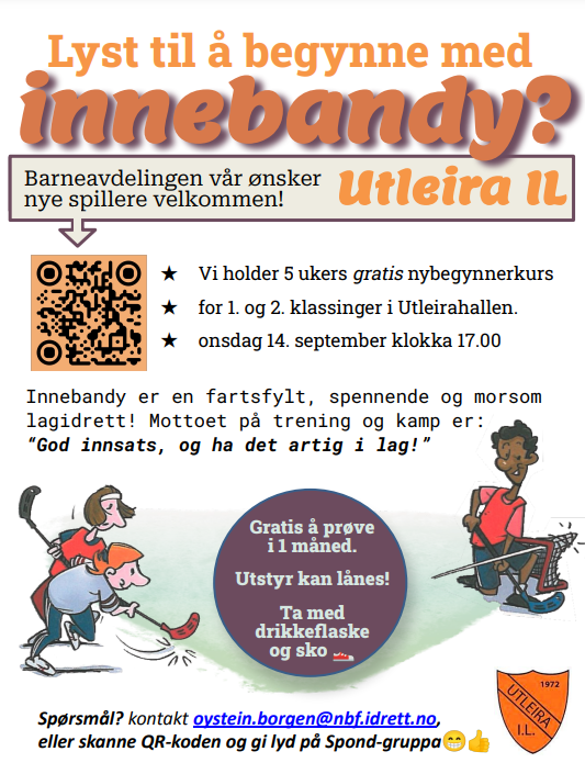 Gratis nybegynnerkurs i Innebandy
