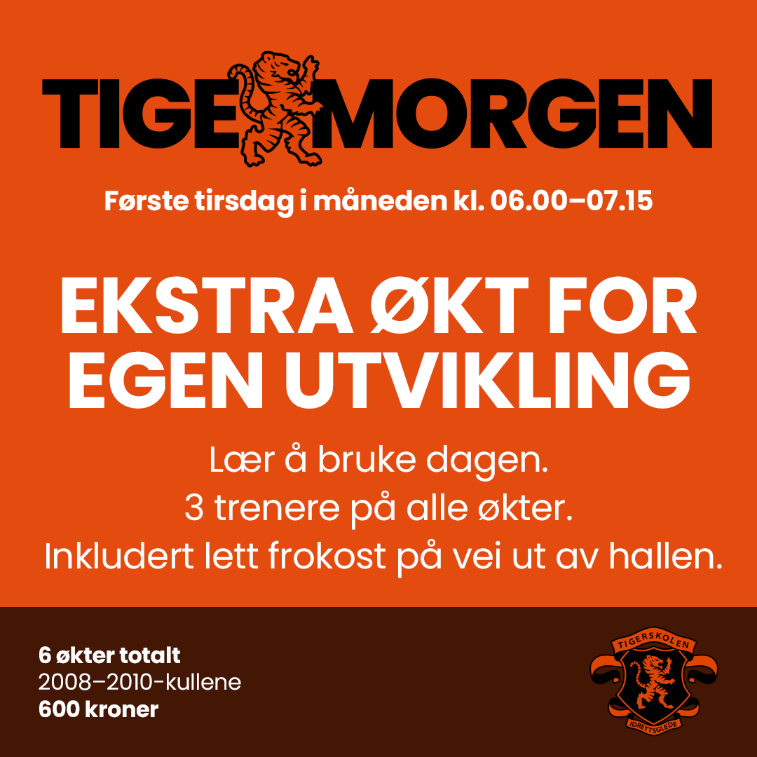 Tiger start på dagen