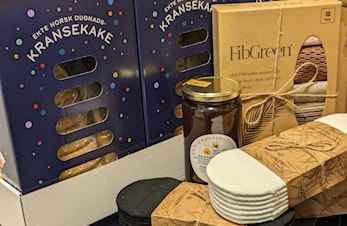 Henting av dugnadsprodukter i Utleirahallen