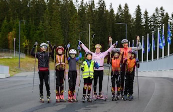 Rulleski-event med Marte Skaanes