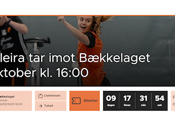 Utleira Topphåndball med ny nettside
