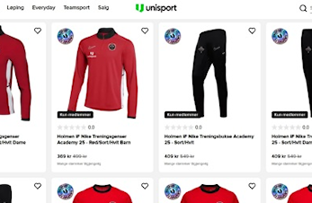 Forlenget utstyrsavtale med Unisport og Nike
