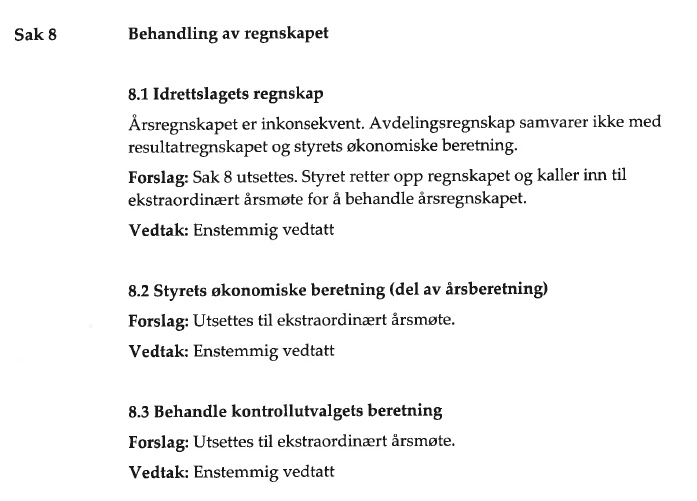 INNKALLING TIL EKSTRAORDINÆRT ÅRSMØTE