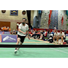 Badminton i aksjon under Øylekene
