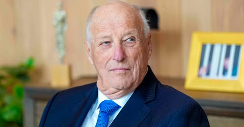 Image for Hans Majestet Kong Harald Vs bortgang