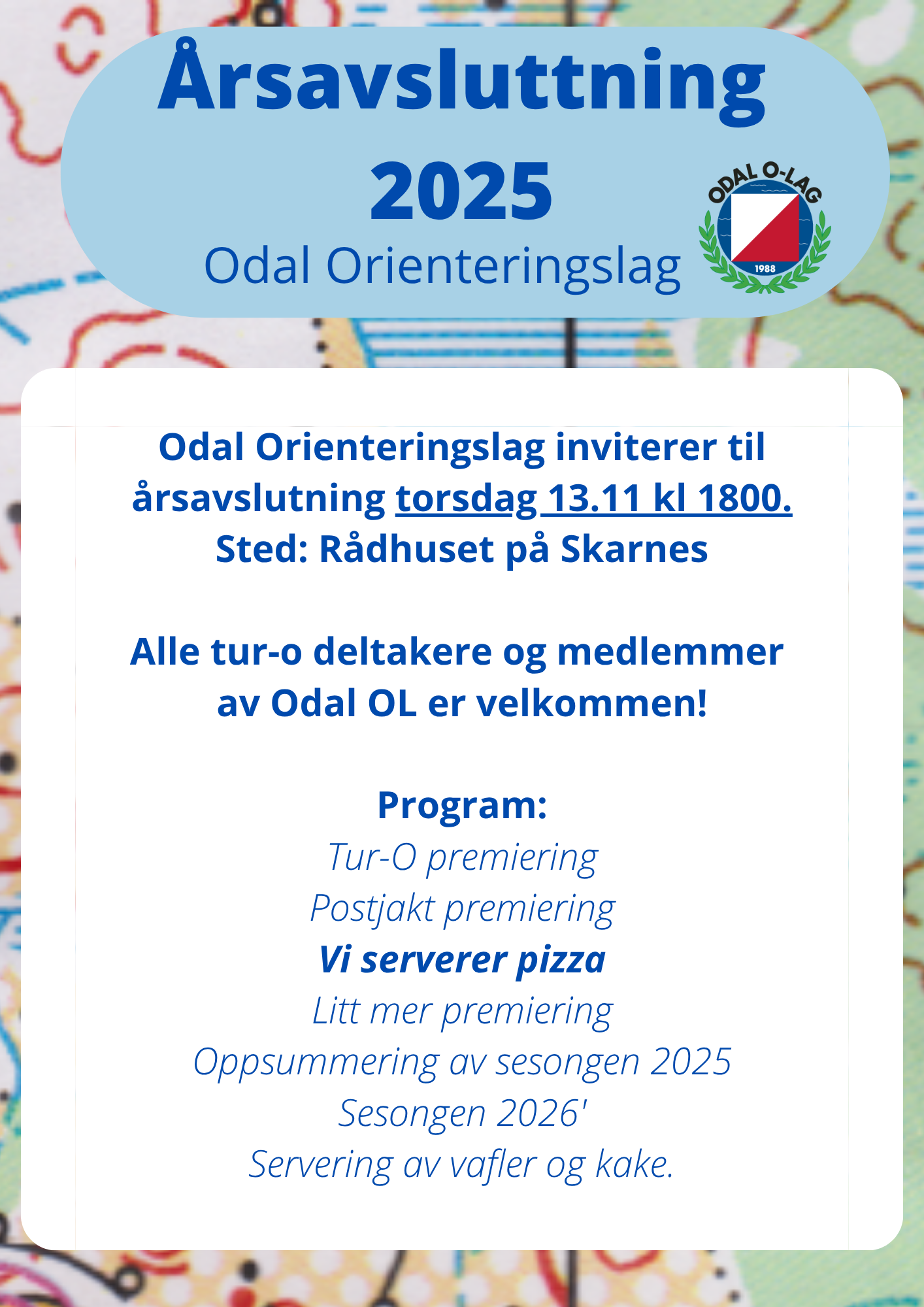 Årsavsluttning Odal OL 2025